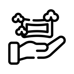 hygiene line icon