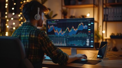 The Trader at Workstation