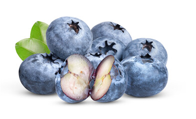 blueberries on transparent png