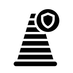 traffic glyph icon
