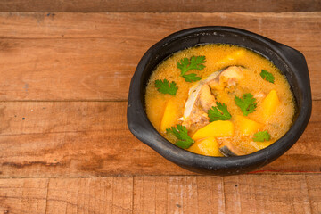 Sancocho soup typical Colombian food