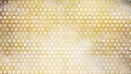 金色の和柄模様・背景