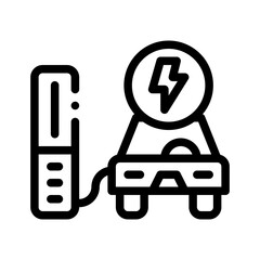 electric line icon