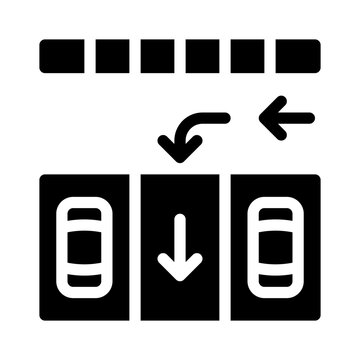 parallel glyph icon