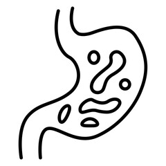 Obraz premium probiotic icon