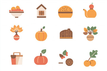 Thanksgiving icons