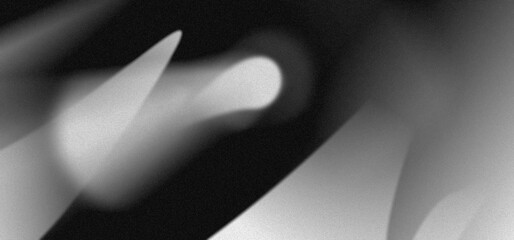 Black white grainy background, monochrome gray noisy texture dark grunge banner, header poster cover backdrop design