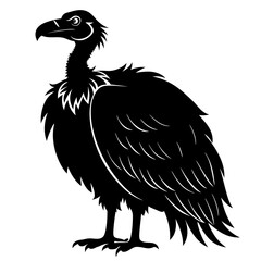 Fototapeta premium Vulture Black silhouette
