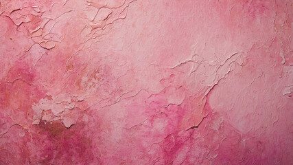 Obraz premium Pink painted textured wall background 