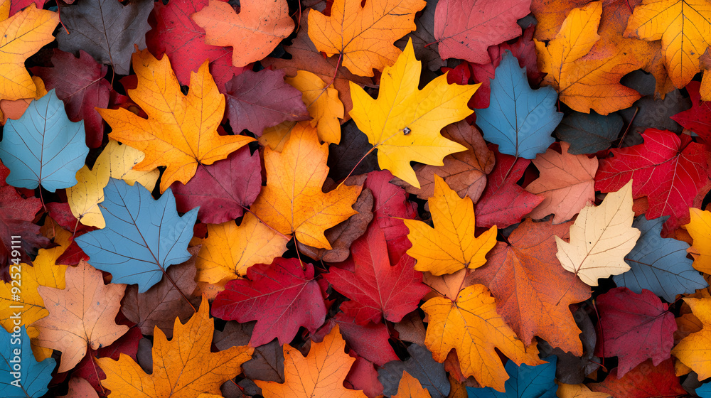 Canvas Prints Vibrant Fall Foliage Background - Perfect for Autumn Designs!