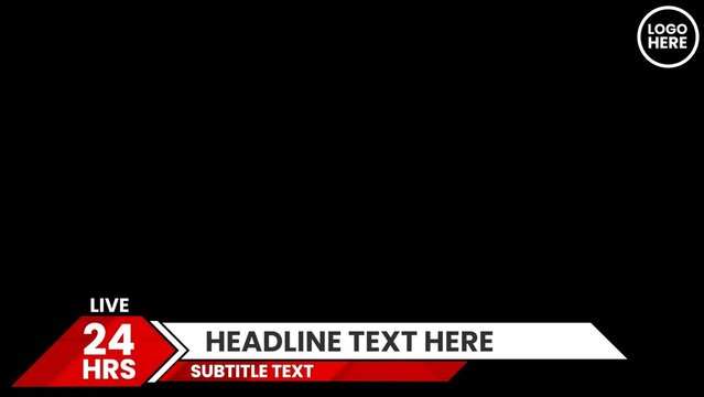 Breaking News Channel Lower Thirds