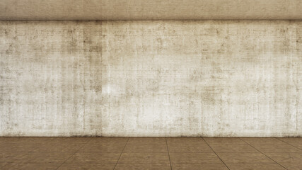 Large luxury modern bright interiors Living room mockup illustration 3D rendering image