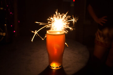 Cerveza con Chispas