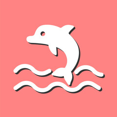 Dolphin Vector Icon © Malik Grafix