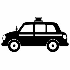 Taxi Black silhouette