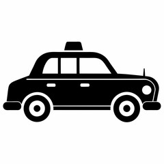 Taxi Black silhouette