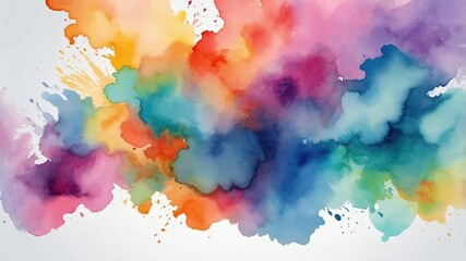 Abstract Watercolor Expressive Energy