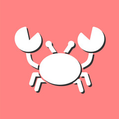 Crab Vector Icon