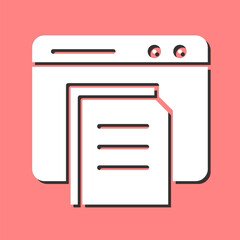 Document Vector Icon