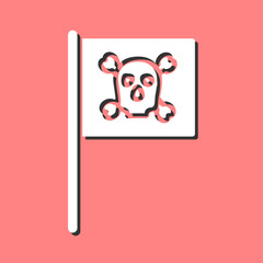 PIrate Flag I Vector Icon