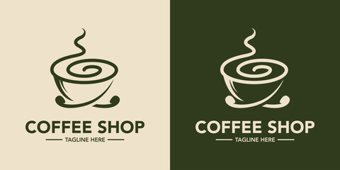 Simple logo for coffee shop