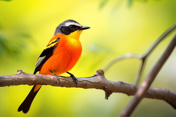 Fototapeta premium The scarlet minivet Pericrocotus
