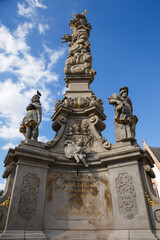 Mariensäule auf Marktplatz in Ratibor in Oberschlesien