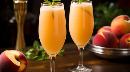 Fototapeta premium Peach Bellini
