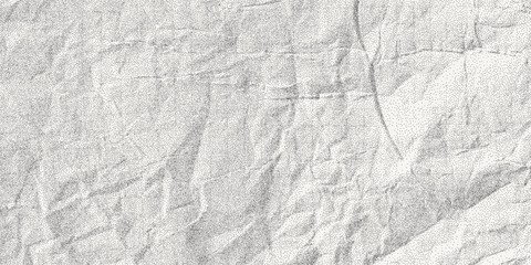 Abstract textured background, dusty gritty crumpled paper, old checkered sheet. Grunge style overlay, banner template.