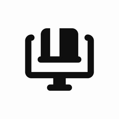 online payment computer sign icon