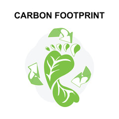 Reduce Your Carbon Footprint: Sustainable Living Practices icon with editable stroke.