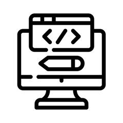 code line icon