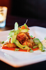 Buffalo Style Oysters & Sweetbreads