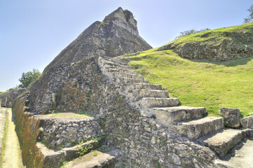 Xunantunich -  Ancient Maya archaeological site in western Belize with pyramid El Castillo
