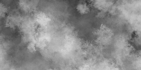 Abstract black and grey background with spotlight border and watercolor painted old grunge or smoke texture. black wall, stone texture for the background. beautiful grey watercolor grunge.