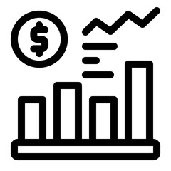Business chart icon