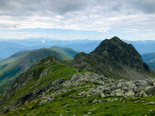 Ausblicke von der Kreuzeckgruppe in Kärnten, Österreich