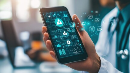 Doctor Using Digital Tablet for Healthcare