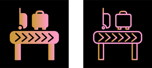 Luggage Carousel Vector Icon