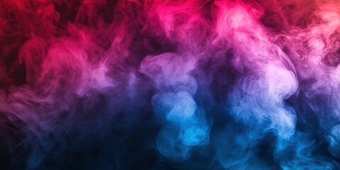 Abstract smoke on a dark background , ai