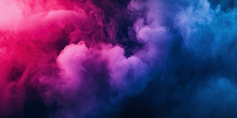 Fototapeta premium Abstract smoke on a dark background , ai