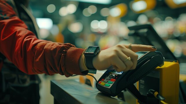 Contactless Payment: Using a Smartwatch to Pay at the Checkout