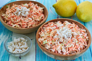 Crab Coleslaw
