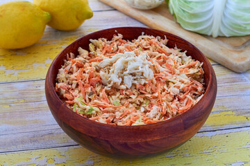 Crab Coleslaw