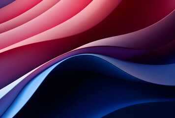 Obraz premium Abstract wave in vibrant colors floating in space Futuristic waves form with a dynamic design AI Generative