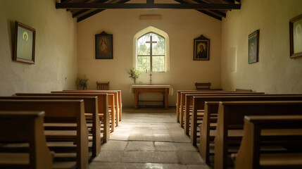 Sacred space in a small village church