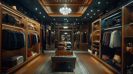 Luxury Fashion Boutique Interior Design: A Glimpse of Style and Sophistication