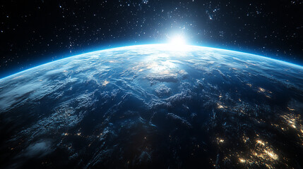 earth in space