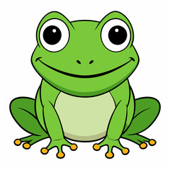 Frog art vector illustration