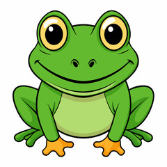 Frog art vector illustration